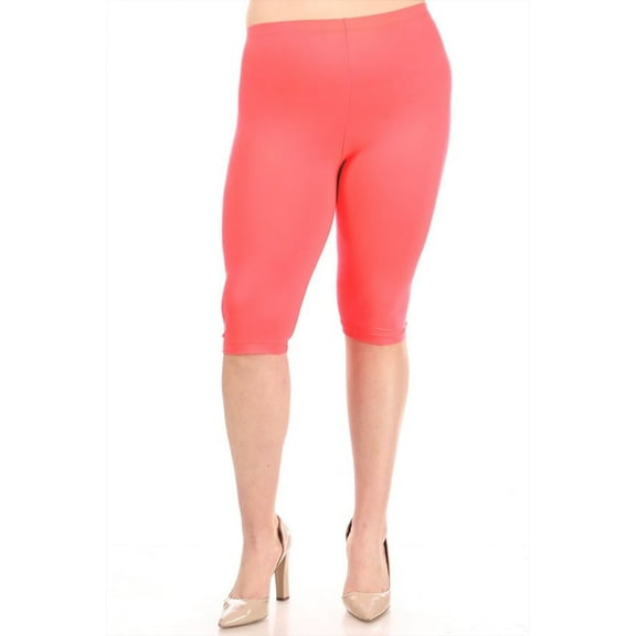 Women's Plus Size Lightweight Casual High Waist Solid Yoga Running Capri Leggings