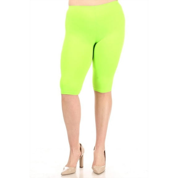 Women's Plus Size Lightweight Casual High Waist Solid Yoga Running Capri Leggings