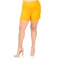 thumbnail image 1 of Women's Plus Size Lightweight Elastic High Waist Basic Solid Pants Shorts, 1 of 4