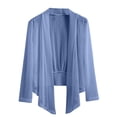 thumbnail image 1 of Women's Plus Size Lightweight Open Front Cardigan Sun Protection Cover Ups Shrugs Shawls and Wraps Kimono Jacket Coat, 1 of 9