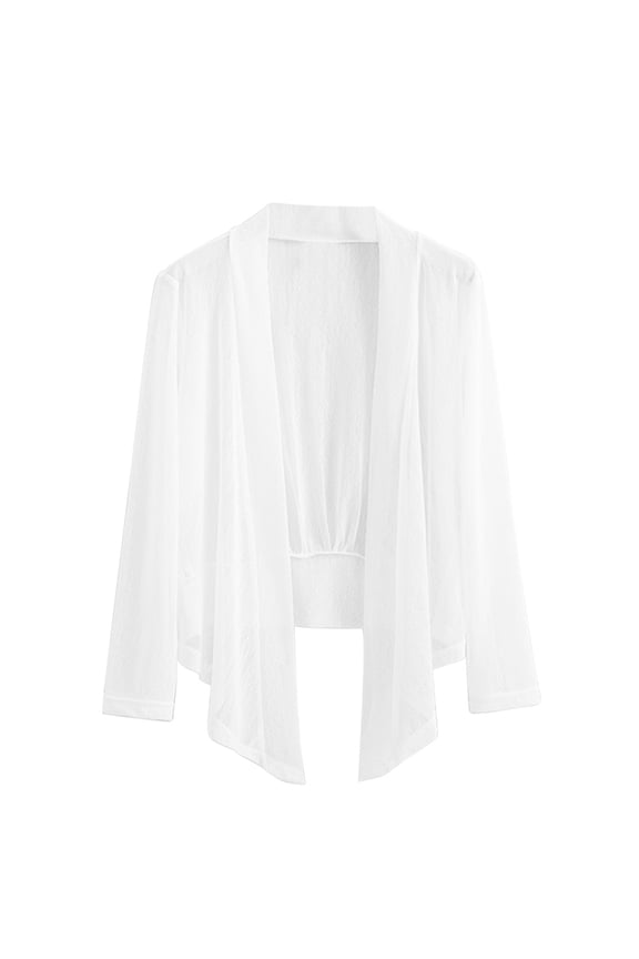 Women's Plus Size Lightweight Open Front Cardigan Sun Protection Cover Ups Shrugs Shawls and Wraps Kimono Jacket Coat