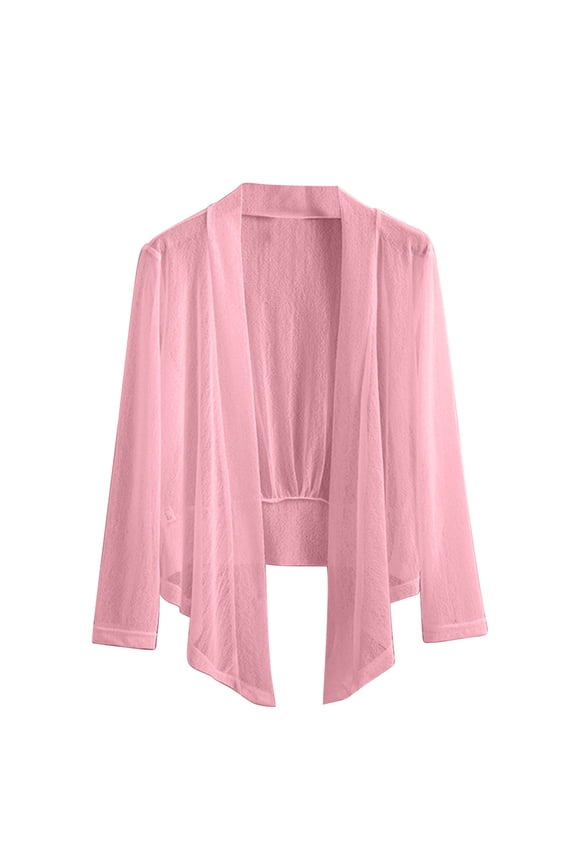 Women's Plus Size Lightweight Open Front Cardigan Sun Protection Cover Ups Shrugs Shawls and Wraps Kimono Jacket Coat