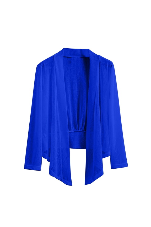 Women's Plus Size Lightweight Open Front Cardigan Sun Protection Cover Ups Shrugs Shawls and Wraps Kimono Jacket Coat