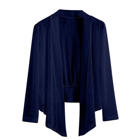 Women's Plus Size Lightweight Open Front Cardigan Sun Protection Cover Ups Shrugs Shawls and Wraps Kimono Jacket Coat