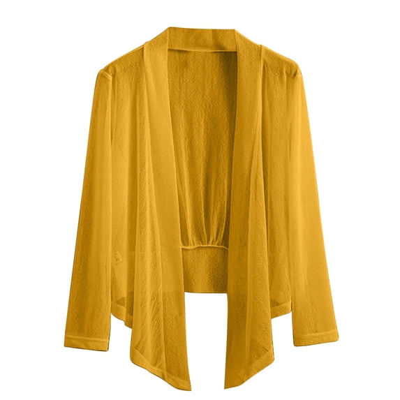 Women's Plus Size Lightweight Open Front Cardigan Sun Protection Cover Ups Shrugs Shawls and Wraps Kimono Jacket Coat