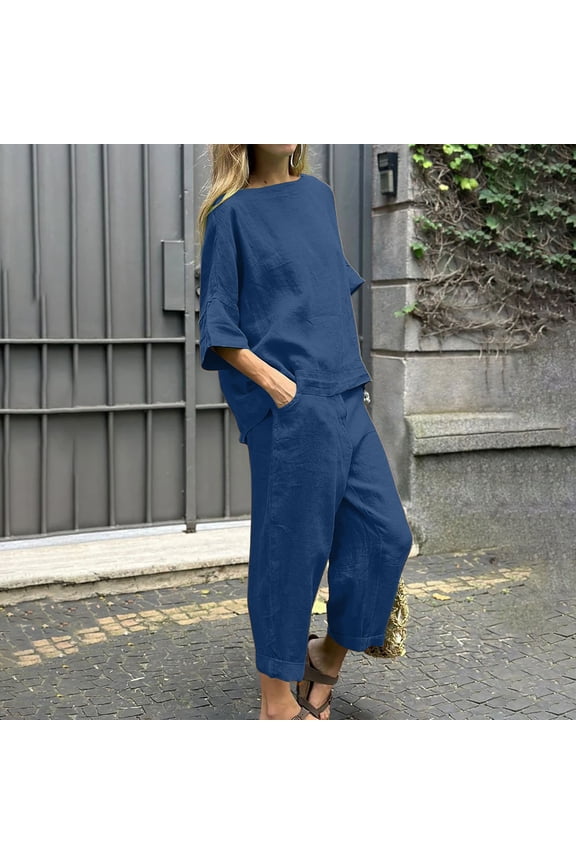 Women's Plus Size Linen Shirt Set High Waisted Slacks Petite Pant Suit for Women Suits for Women Wedding Dress plus Size Fall Attire Juniors Women Dressy Pants Work for Women Bib Overalls Women