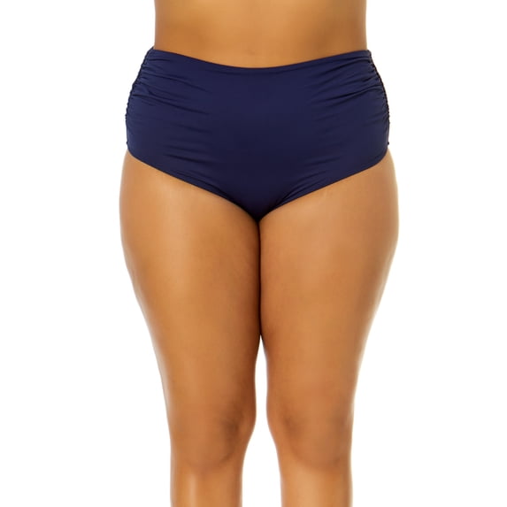 Women's Plus Size Live In Color High Waisted Tummy Control Bottom