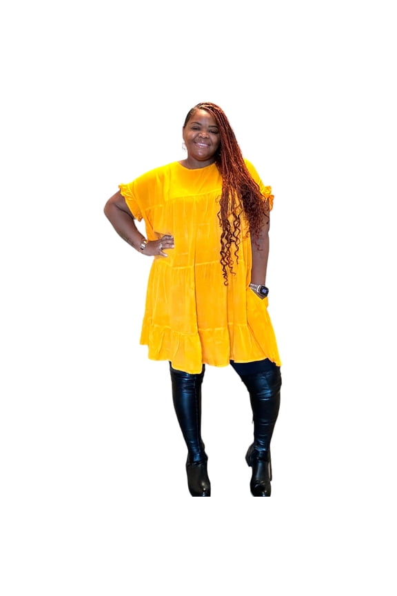Women’s Plus Size Marigold Tiered Dress
