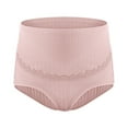 thumbnail image 1 of Women's Plus Size Maternity Briefs Over Bump High Waist Breathable Cotton Underwear for Pregnancy,M,Pink, 1 of 2