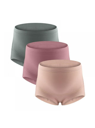 Joyspun Women's Maternity Over the Belly Underwear, 3-Pack, Sizes S to 3X