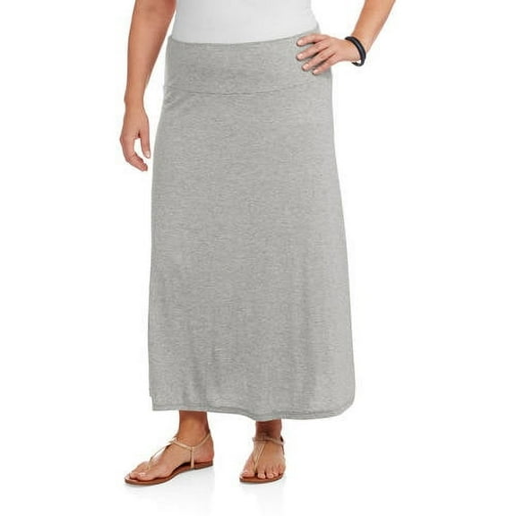 Women's Plus Size Maxi Skirt