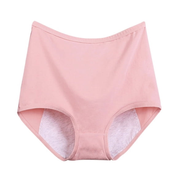 Women's Plus Size Menstrual Period Leak Proof Panties Cotton Briefs Underwear