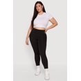 thumbnail image 1 of Women's Plus Size Mesh Detail Cell Phone Pocket Leggings, 1 of 5