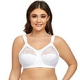 thumbnail image 1 of Women's Plus Size Minimizer Sleep Unlined Full Coverage Lace Wirefree Bra 34DDD, 1 of 9
