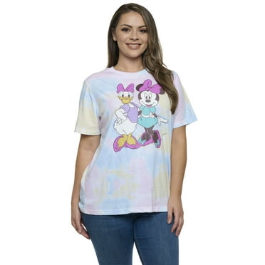 Women's Plus Size Minnie Mouse Daisy Duck T-Shirt Pastel Disney