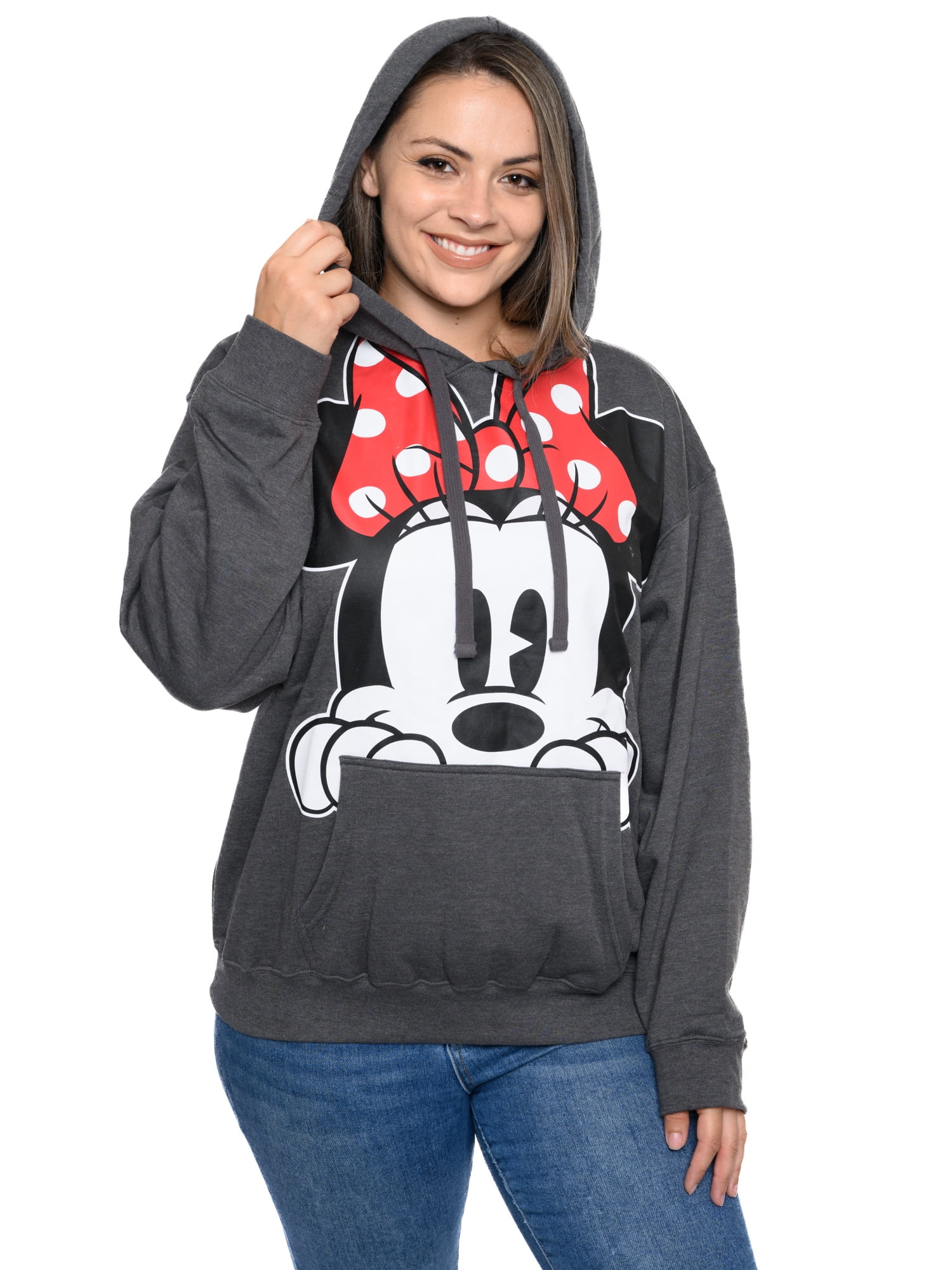 Disney Oversized Sweatshirt Dress for Women Mickey & Minnie Casual Sweater  Dress