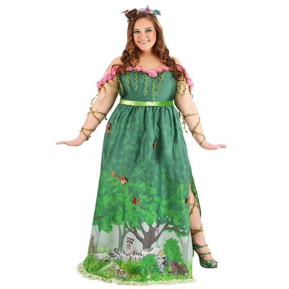 Women's Plus Size Mother Nature Costume
