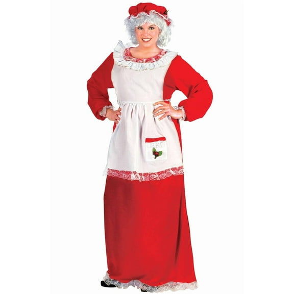 Women's Plus Size Mrs. Claus Costume