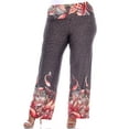 thumbnail image 1 of Women's Plus Size Multicolor Printed Palazzo Pants, 1 of 6