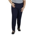thumbnail image 1 of Women's Plus Size Navy Bend Over® Pull-On Pants - 36W, 1 of 3