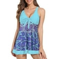 thumbnail image 1 of Women's Plus Size One Piece Swimsuit Monokini Bikini Swimdress Two-Piece Swimwear Ladies Swimwear Beachwear Bathing Suit Swimming Costumes, 1 of 6