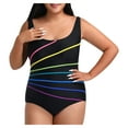 thumbnail image 1 of Women's Plus Size One-Piece Swimsuits Bathing Suit With Tummy Control Swimwear, 1 of 7