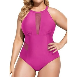 Plus size one piece swimsuits walmart hotsell