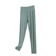 thumbnail image 1 of Women's Plus Size Pajama Pants Wide Leg Sleep Bottoms Elastic Waist Comfy Yoga Lounge Trousers, 1 of 5