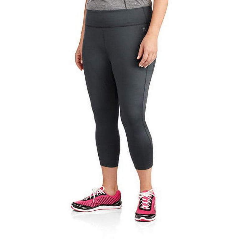 Women s Plus Size Performance Capri Legging Walmart