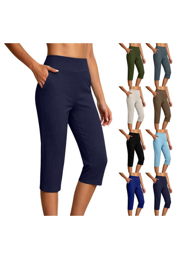 Women's Plus Size Polyester Spandex Tight Fitness Yoga Pants, High Elastic Quick Dry Stretch Sport Trousers, All Season Workout Bottoms for Gym Daily | TruHer,Army Green S