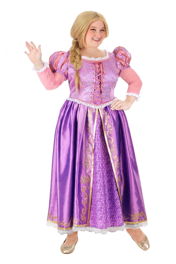 Women's Plus Size Premium Rapunzel Costume Dress