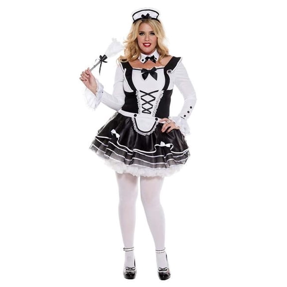 Women's Plus Size Pretty and Proper French Maid