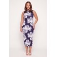 thumbnail image 1 of Women's Plus Size Printed Pattern Mock Neck Sweater Dress, 1 of 3