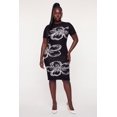 thumbnail image 1 of Women's Plus Size Printed Short Sleeve Sweater Dress, 1 of 3