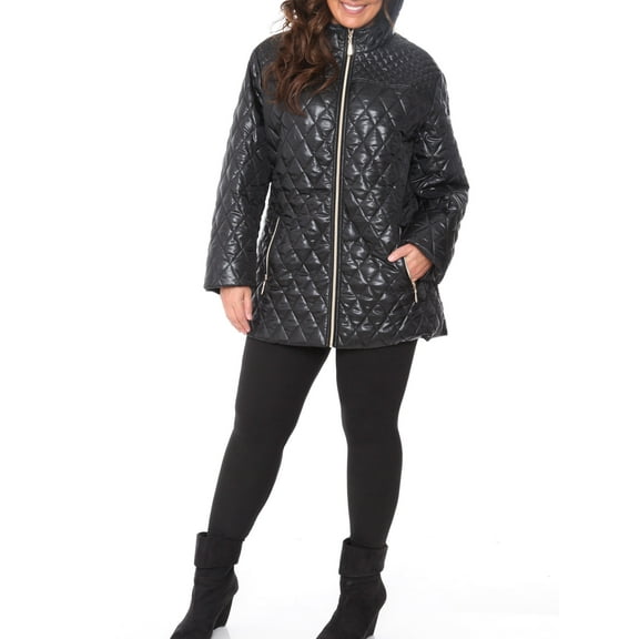 Women's Plus Size Puffer Coat