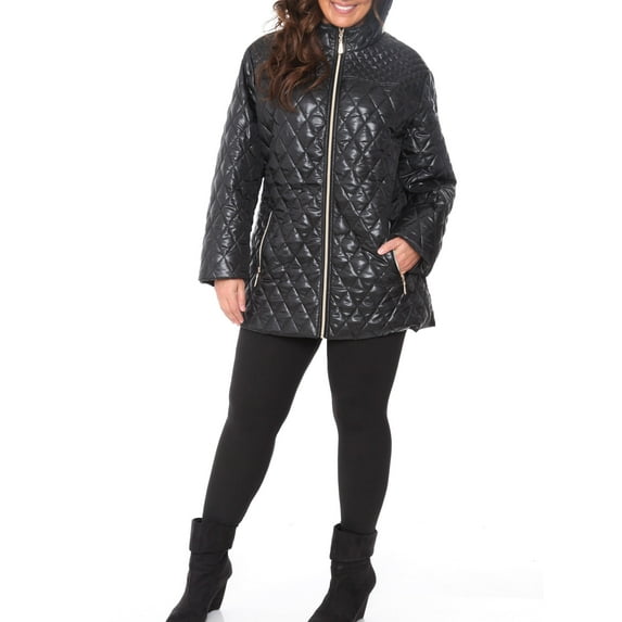 Women's Plus Size Puffer Coat