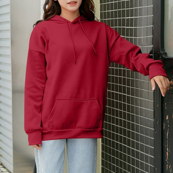 Women's Plus Size Pullover Hoodie Plus Size Fit Long Sleeve Casual Comfort