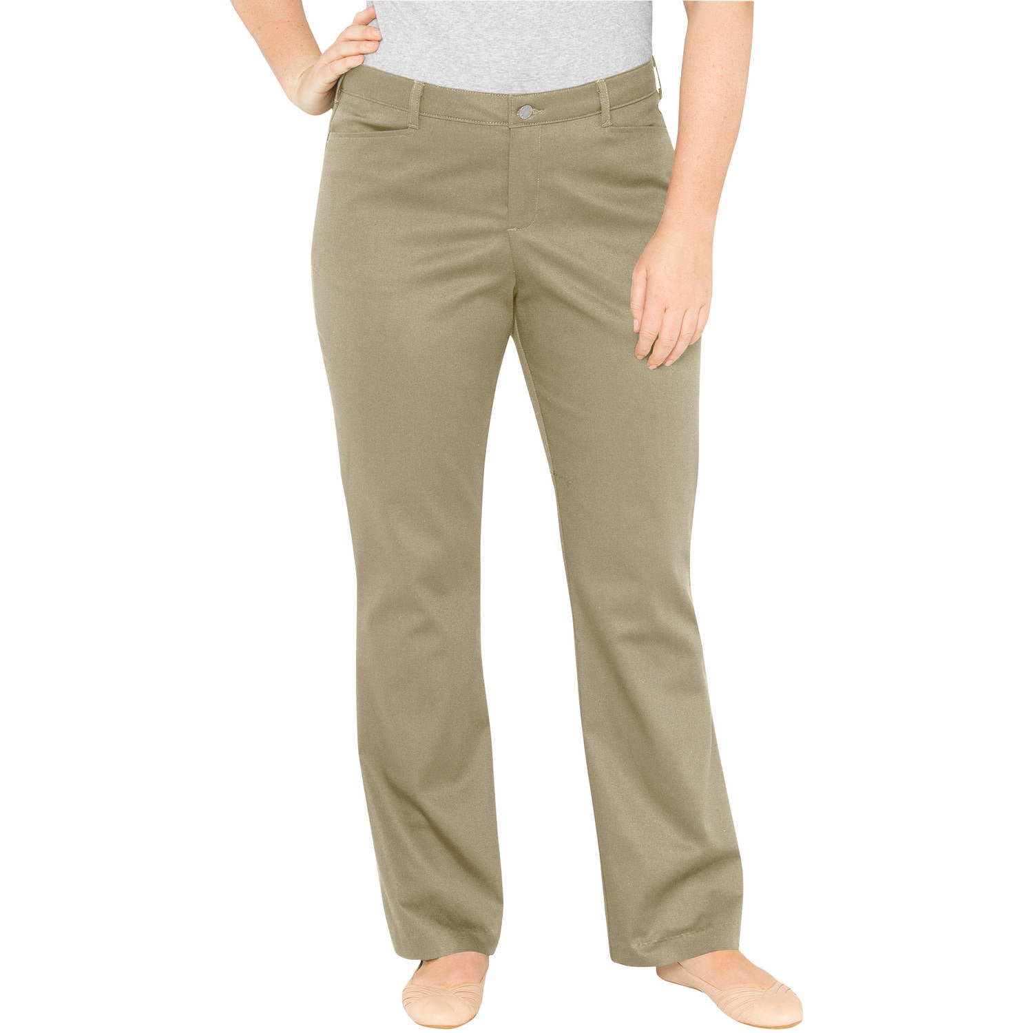 Women s Plus Size Relaxed Boot Cut Pants Walmart