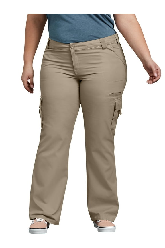 Women's Plus Size Relaxed Fit Cargo Pants