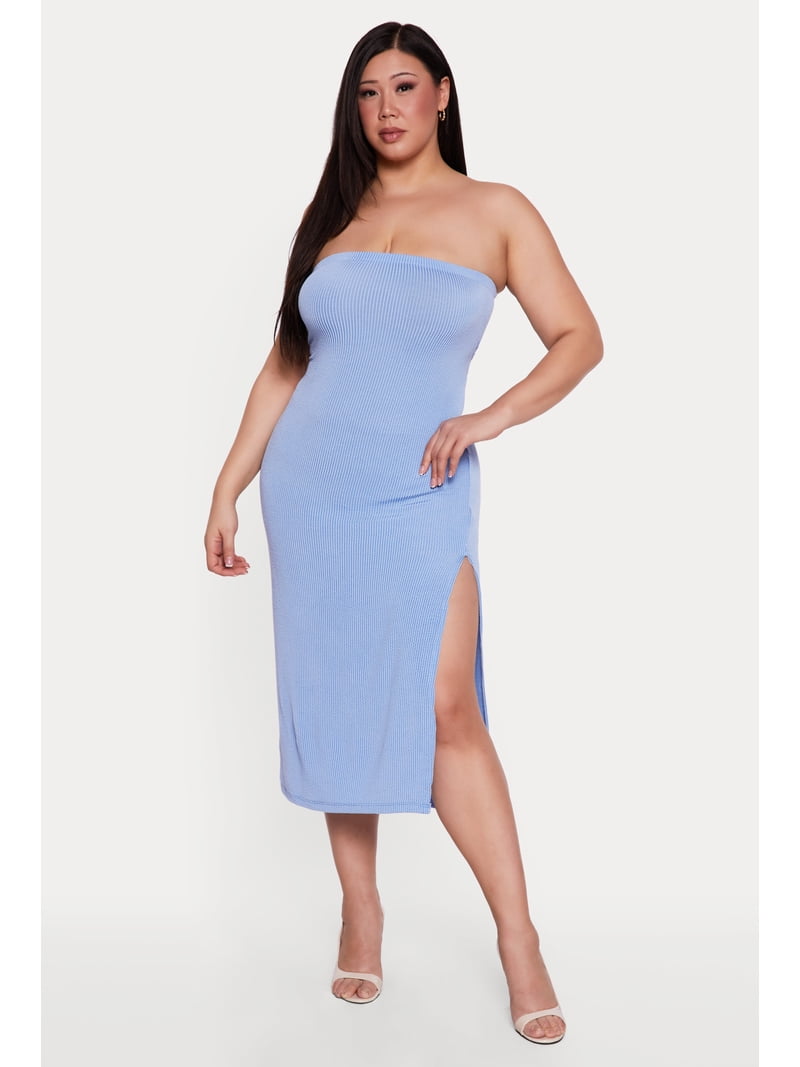 knit tube dress Sunmor Maxi Annabel out to brunch Nikki Striped Knit Midi Tube