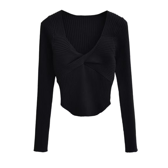 Women's Plus Size Ruched Knit Crop Top Stretch Comfortable Form Fitting Fashionable Casual Tunic Blouse Tee Shirt