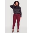 thumbnail image 1 of Women's Plus Size Satin Long Sleeve Button Front Shirt, 1 of 4