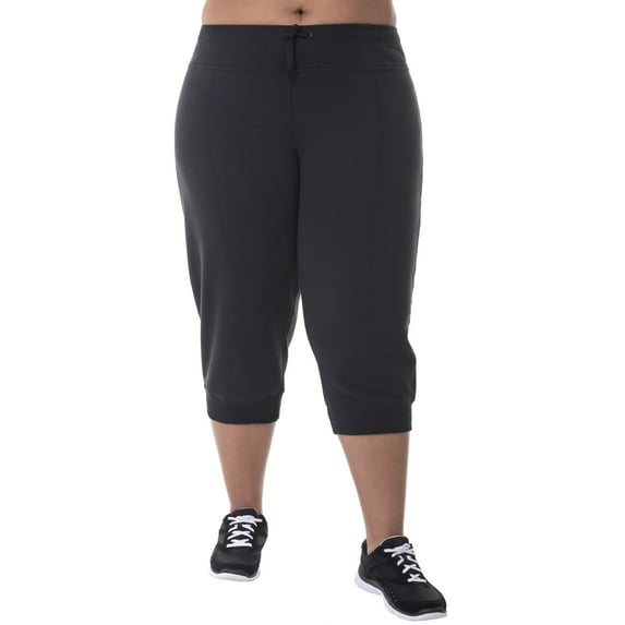 Women's Plus-Size Seamed Capri Jogger