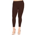 thumbnail image 1 of Women's Plus Size Seamless High Waist Lightweight Solid Yoga Capri Leggings XL-3XL, 1 of 4