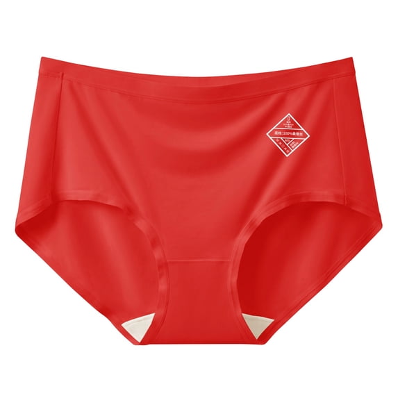Women's Plus Size Seamless Underwear High Waisted No Show Panties Invisible Briefs Women's Comfortable Underwear Lightweight Women Panties