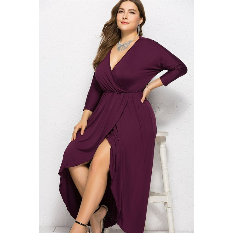 Asymmetry Solid Color Maxi Close Fitting Evening Dresses Asymmetry Solid Color Maxi Close Fitting Evening Dresses