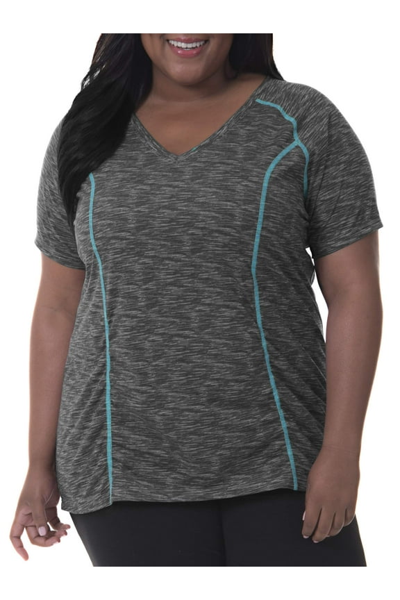 Women's Plus Size Shirred Tee