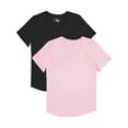 thumbnail image 1 of Women's Plus Size Short Sleeve V-neck T-shirt Value Pack (2-pack), 1 of 5