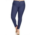 thumbnail image 1 of MOA COLLECTION Women's Plus Size Skinny Jeggings with Stretch Fabric and Pockets, 1 of 4