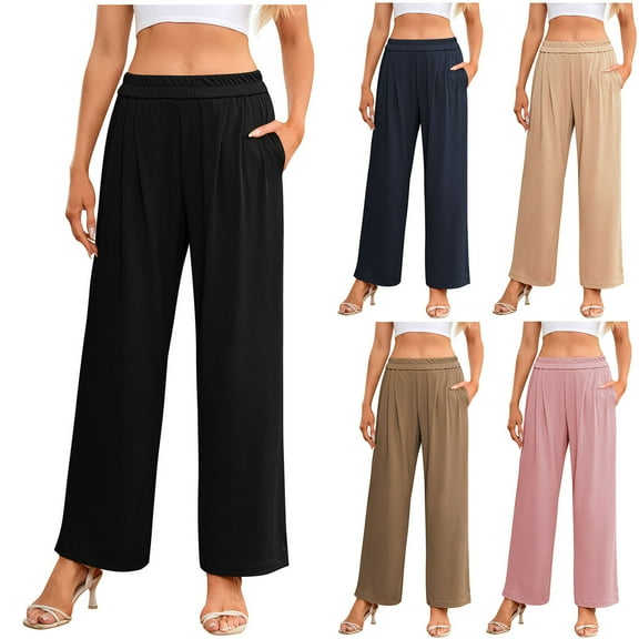 Women's Plus Size Sleep Pants Akafmk Women's Pajama Pants Soft Sleepwear Bottom Pants Comfy Home Pants Lightweight Loungewear Pants with Pockets